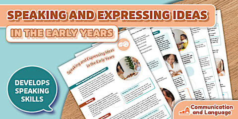 Communication Display Eyfs EYFS Speaking and Expressing Ideas Observation and Assessment Pack ...