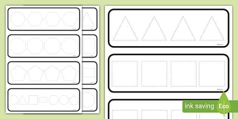Create A Shape Using A Ruler Worksheets