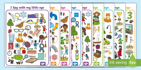 I Spy With My Little Eye Bumper Activity