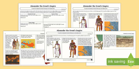 Alexander the Great Biography Worksheet for 3rd-5th Grade