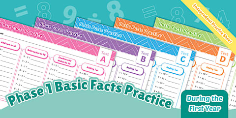 Facts Basis Phase 1 2026 Basic Facts Practice (During the Second Year)