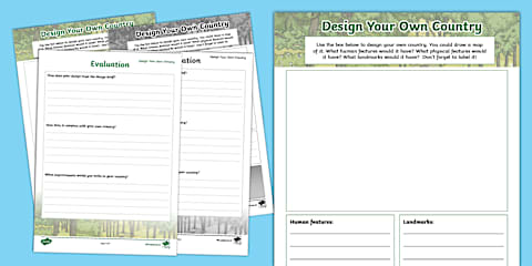 Design a Country's Flag Worksheet