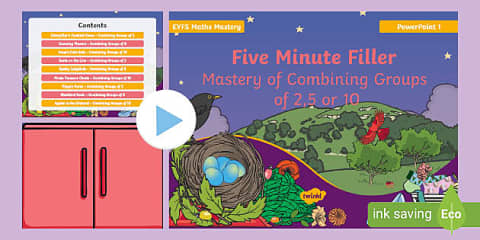 EYFS Maths Mastery: Five Minute Filler Sharing (ELG) PowerPoint