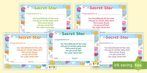 Secret Student Display Secret Student Display Poster