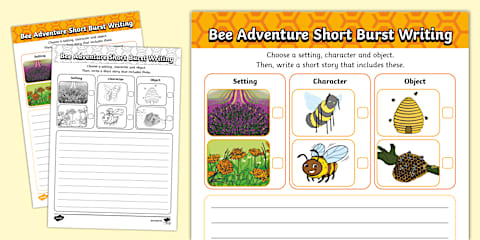 Friendship Short Burst Writing Template