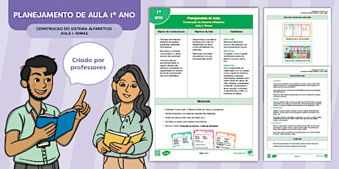 Plano de aula 1º ano - Matemática: contagem e sequência