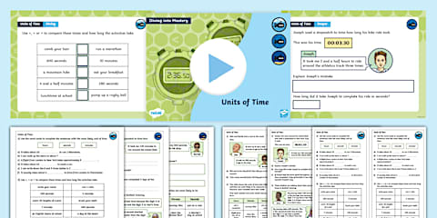 Year 3 Time Diving into Mastery Maths Overview