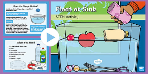 Float or Sink Science Experiment