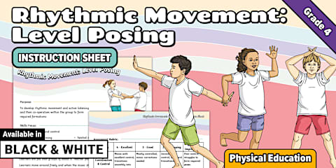 Grade 4 Physical Education - Rhythmic Movement and Freeze Activity ...