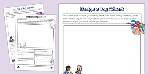 Make Your Own Advertisement Worksheet