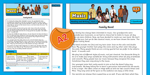ESL A2 KEY Reading and Writing Part 2 - Restaurants [Teens, A2]