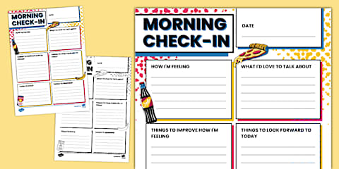 Fun Morning Check In Chalkboard-Themed Morning Check-In Activity