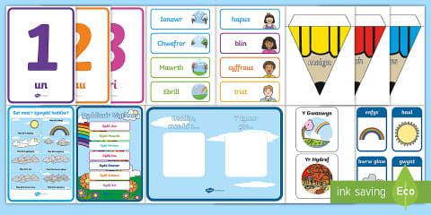 Learn Welsh Worksheet Starter Pack