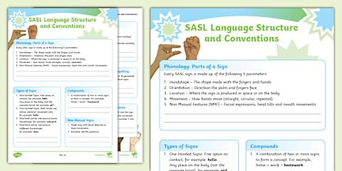 Intermediate Phase - Understanding SASL Sentence Structure - A Clear ...