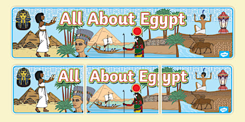 Ancient Egypt Display Banner