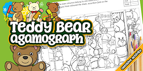 My First Teddy Bear Colouring Pack