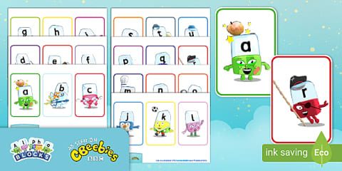 Alphablocks & Numberblocks: Big Tum's CVC Word Missing Sounds Activity ...