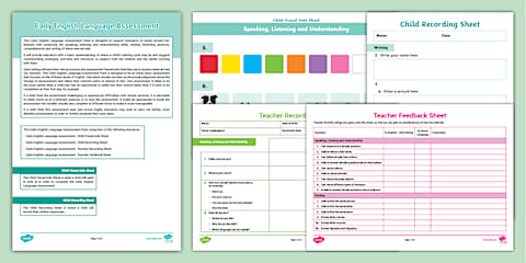 Older Learners Early English Language Assessment Pack