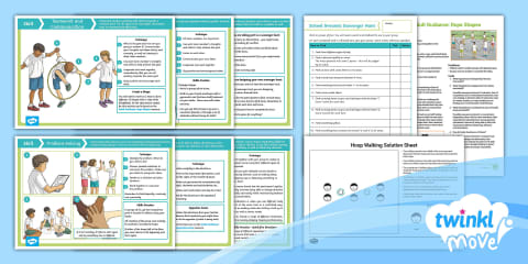 Twinkl Move PE - Year 4 OAA Lesson 2: Teamwork and Problem-Solving