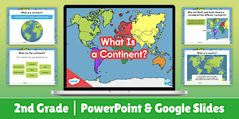 Geography Continents of the World Fact PowerPoint