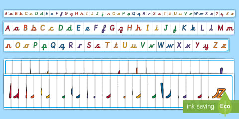 The Journey to Continuous Cursive Lower Case Display Alphabet Line