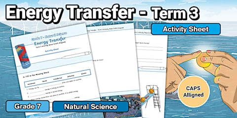 Science Energy Transfer Notes Grade 7 NS - Term 3 - Comparing Energy Transfers in Different Systems ...