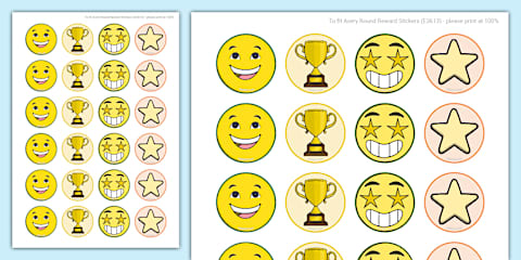 Smiley Face Stickers
