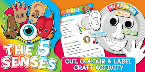 Grade R LS Term 2 - Five Senses - Activity Sheet: 5 Senses Poem(CAPS ...