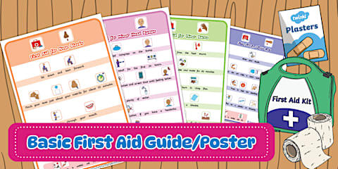 First Aid DRSABCD Display Poster