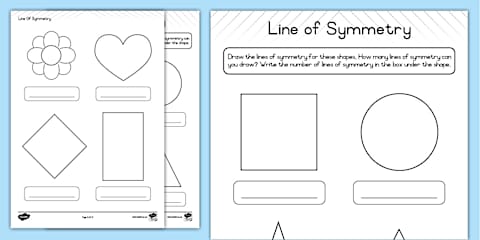 Symmetry Cut and Paste Sheet