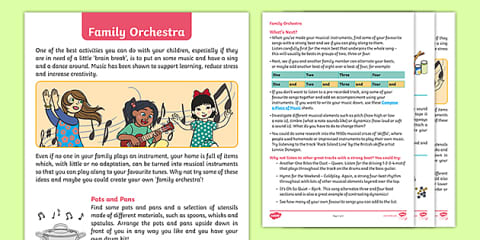 The Classical Orchestra Worksheet
