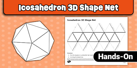 Octagon Shape Net Octagonal Prism 3D Shape Net