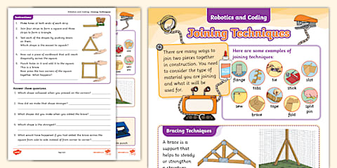 Grade 3 Robotics and Coding - Robotics - Activity Sheet: Building ...