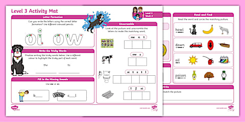 Level 3 Week 6 Activity Mat