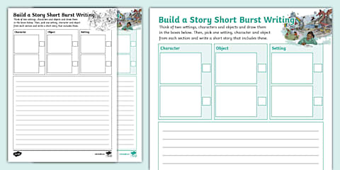 Portal Short Burst Writing Template