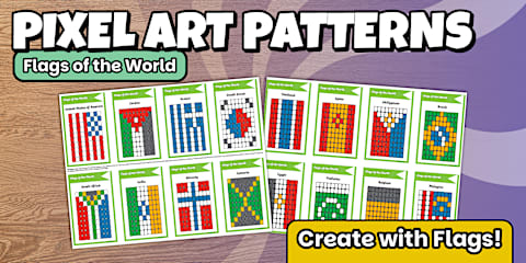Grade 2 Creative Arts 2D Unicorn Pixel Art Template (CAPS Aligned)