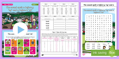 Year 1 Term 1A Week 3 Spelling Pack