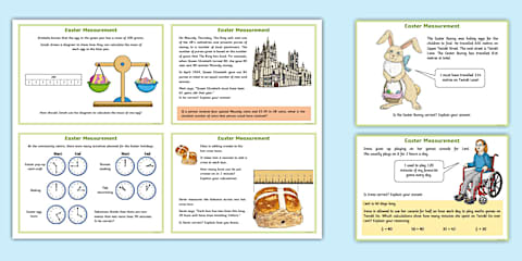 Easter Bunny Measurement Worksheet