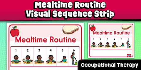 Lunchtime Visual Timetable
