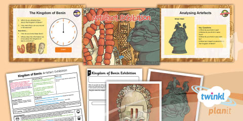 History: Kingdom of Benin UKS2: Benin Art Lesson Pack 3