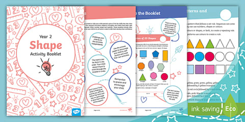 Maths Geometry Activity Booklet (Ages 5 - 6)