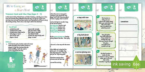 We're Going on a Bear Hunt Hook Into a Book Inspiration Pack [Year 1]