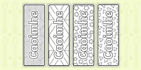 Name Bookmark Colour In Mindfulness Name Colouring Editable Bookmarks