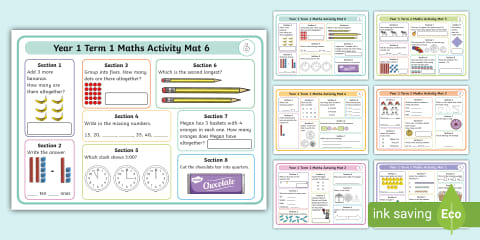 Year 2 Term 1 Australian Maths Activity Mats