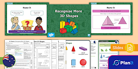 Phase 1 Space: 3D Shapes (Recognise 3D Shapes) Lesson 2