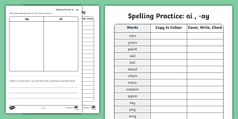 Grade 3 English Phonics ou , ow Spelling Practice Sheets (CAPS Aligned)
