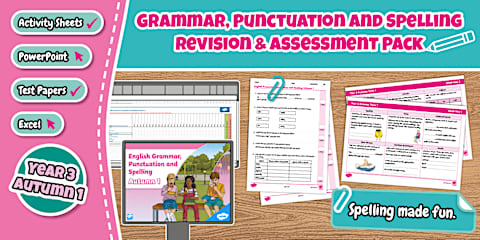 Year 4 Spring 1 Grammar, Punctuation and Spelling Revision & Assessment ...