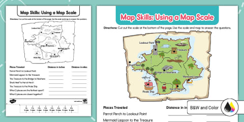 Map Keys Activity Second Grade Map Skills: Using a Map Key Worksheet