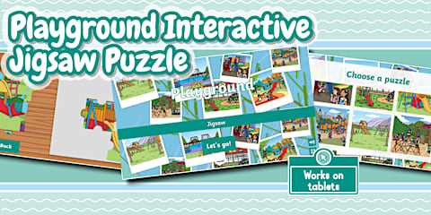 Playground Equipment Interactive Labelling Activity