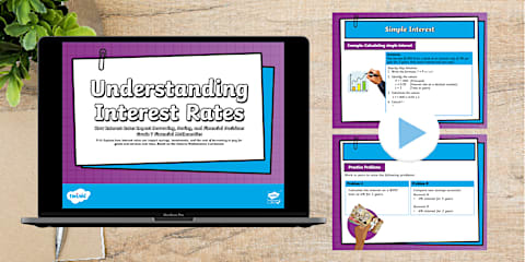 Calculating Simple Interest Activity Sheet
